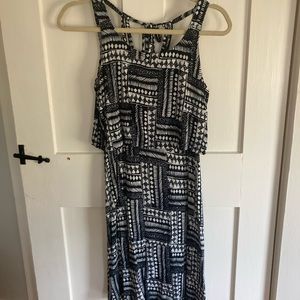 Black and white dress